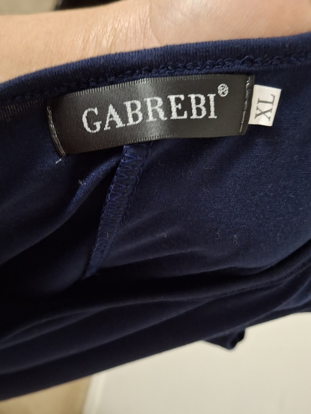 GABREBI Navy Blue Sleeveless A-Line Tank Dress - Women's Size XL - Picture 5 of 5